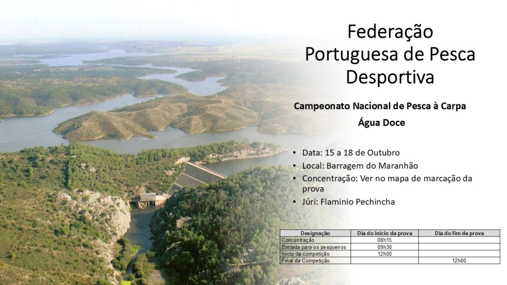 Camp. Nac. Pesca à Carpa