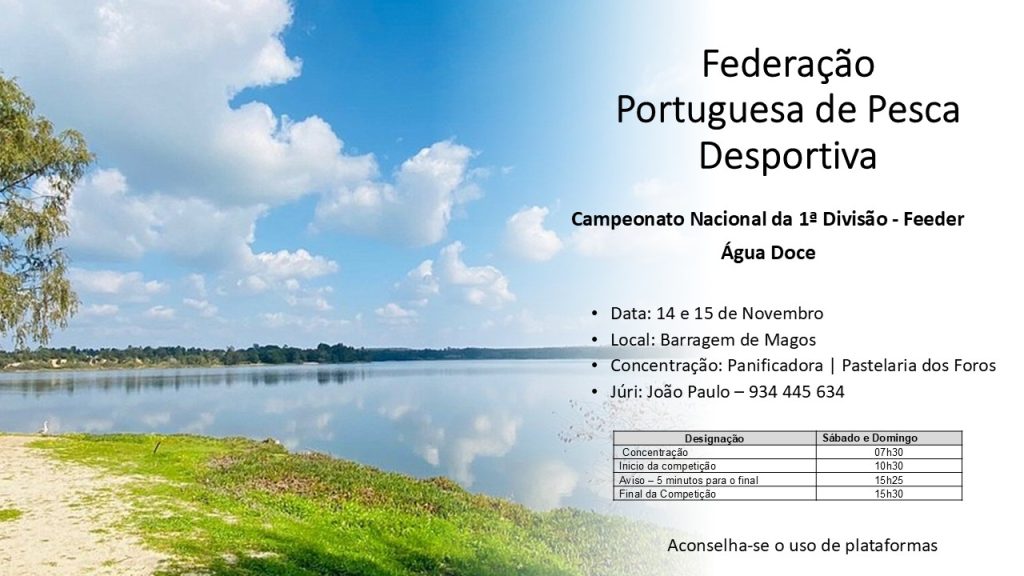 Camp. Nac. 1ª Divisão - Feeder | Água Doce