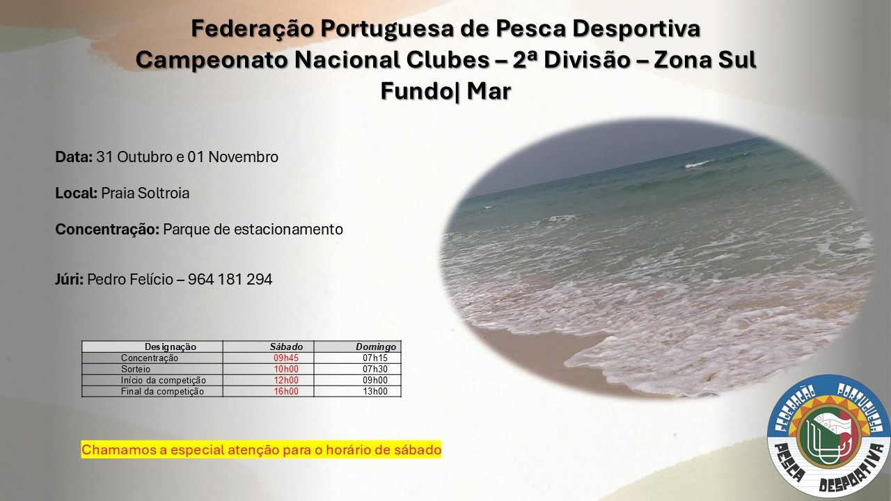 Camp. Nac. Clubes 2ª Div. Zona Sul - Mar | Fundo